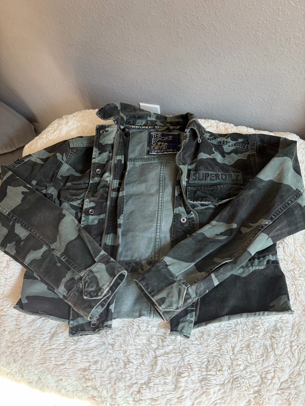 Superdry Camouflage Jacket - Green Camo